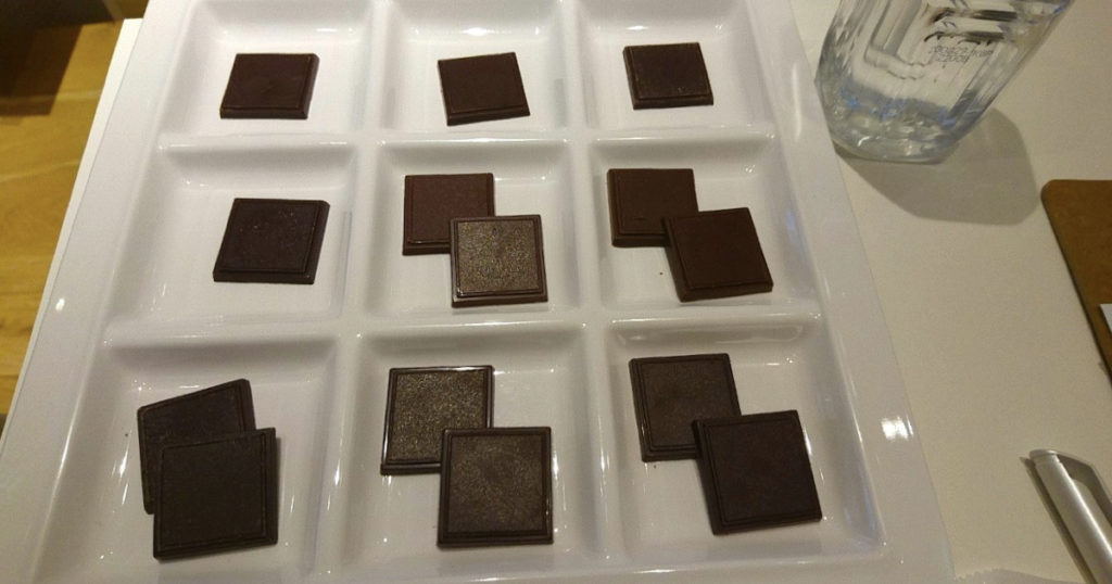 テイスティング編2のチョコレート9種類